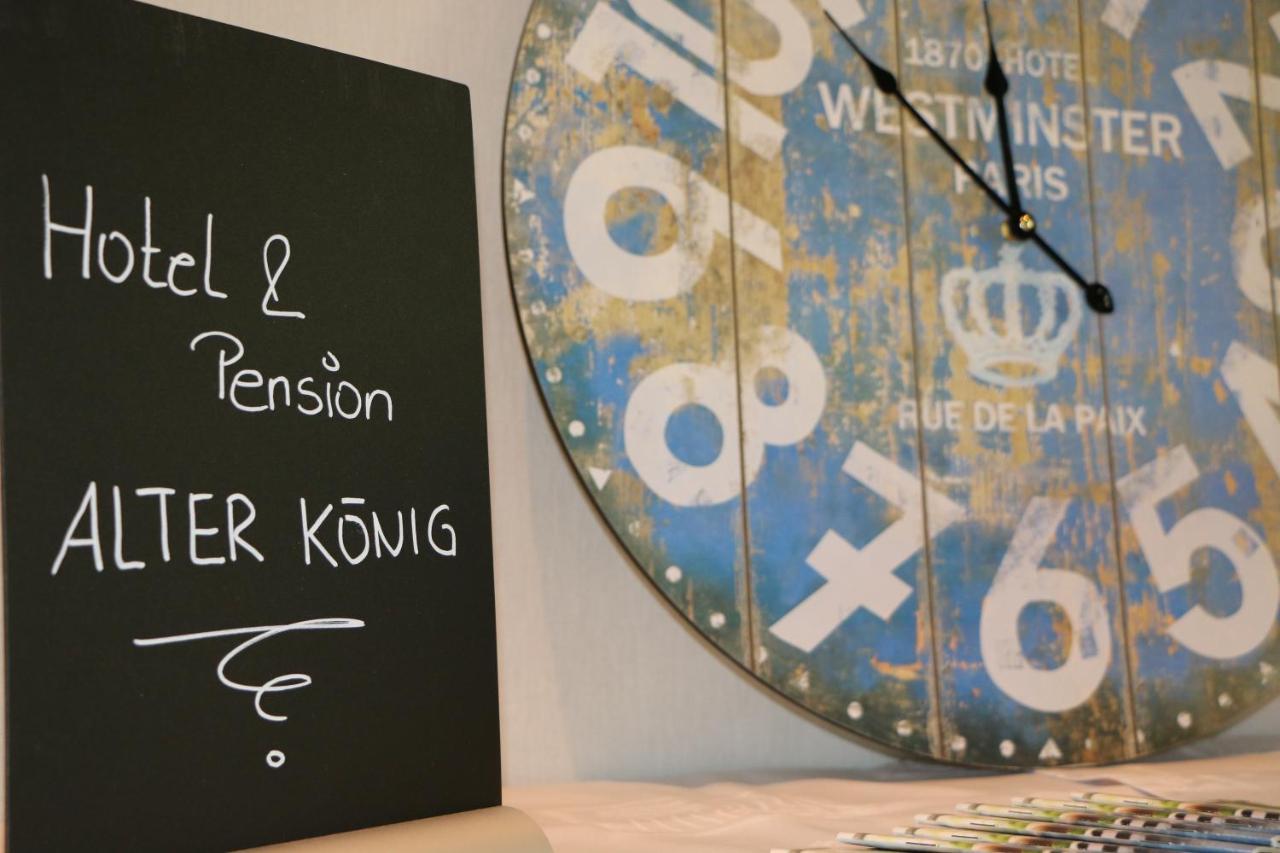 Hotel - Pension & Gaststaette "Alter Koenig" Hettstedt Esterno foto